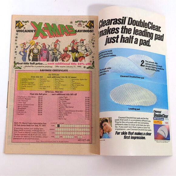 Uncanny X-Men #256 NM/VF 1st Appearance of Kwannon Revanche 1989 Marvel Comics - Picture 5 of 5